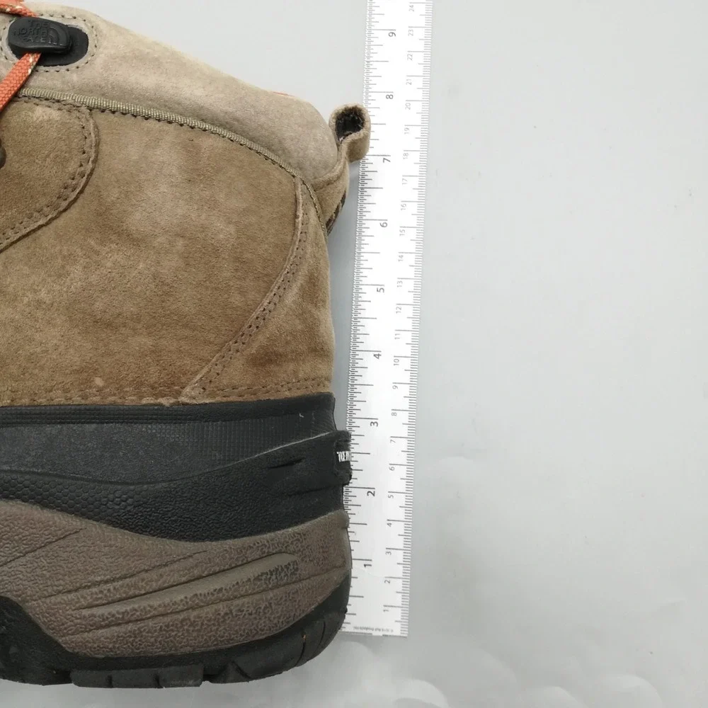 The North Face Boots Youth Boys Chilkat II‎ Snow Waterproof Tan Suede Orange 7